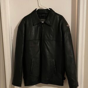 Classic Black Leather Jacket for Men